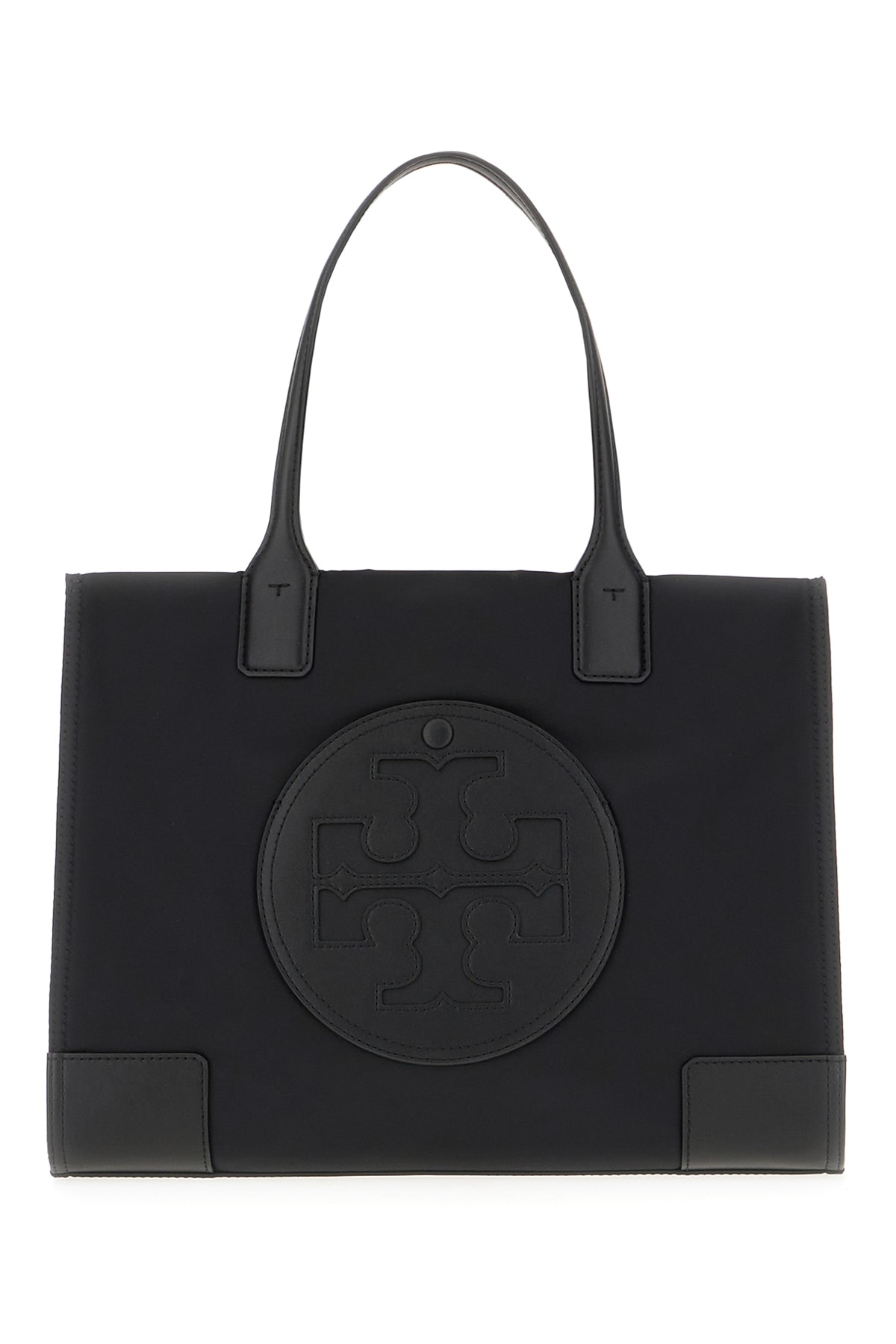 Black Nylon Small Ella Shopping Bag