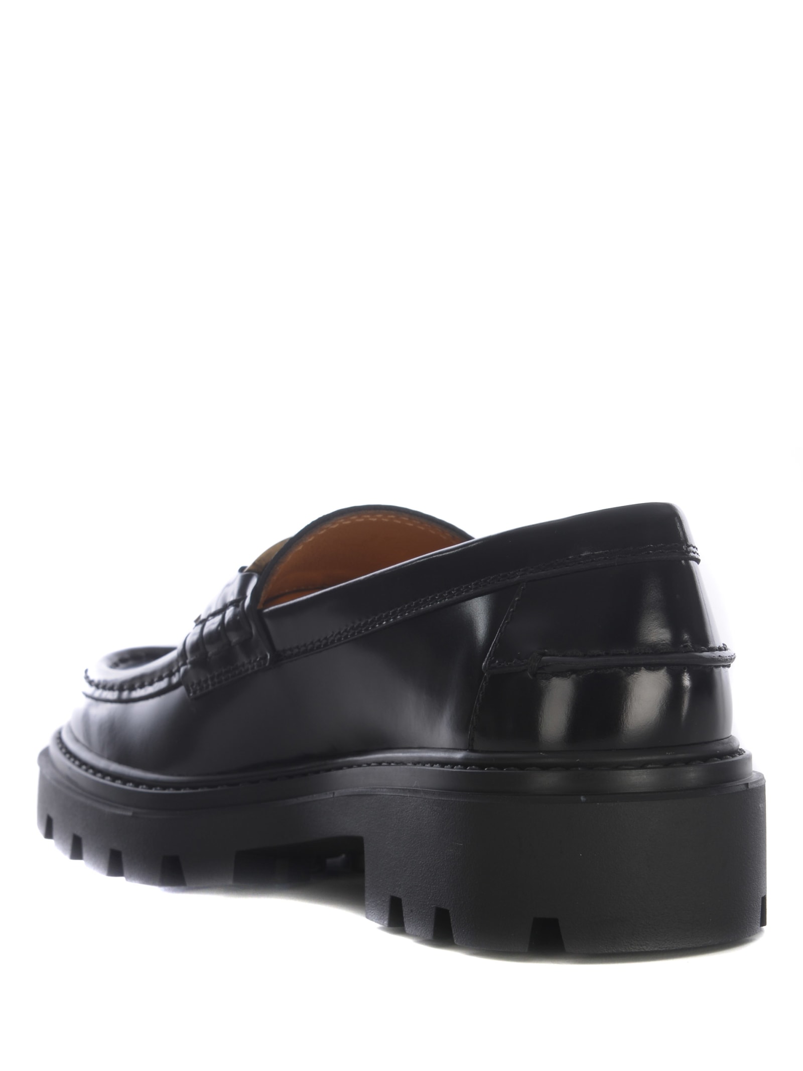 Shop Tod's Moccasins Tods Kete Made Of Leather In Black