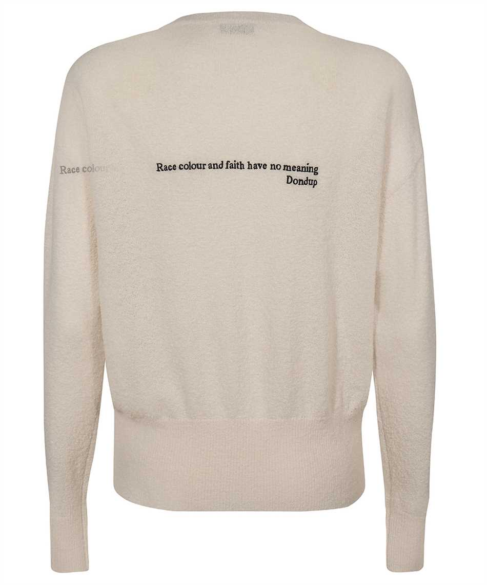 Dondup Logo-embroidered Sweatshirt In Beige