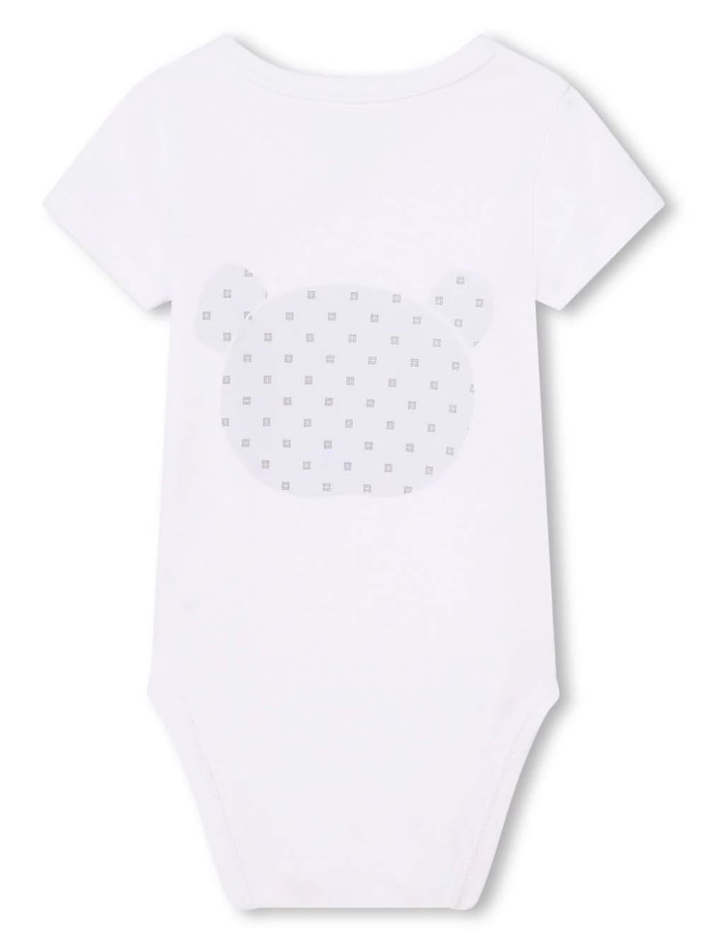 Shop Givenchy Set 2 White Bodysuits With Print