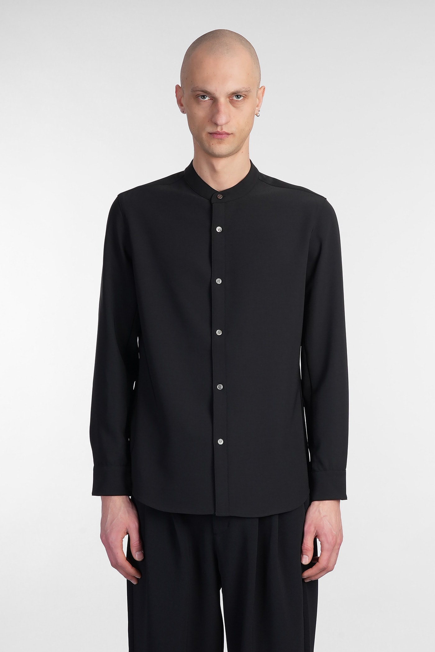 Shirt In Black Polyester