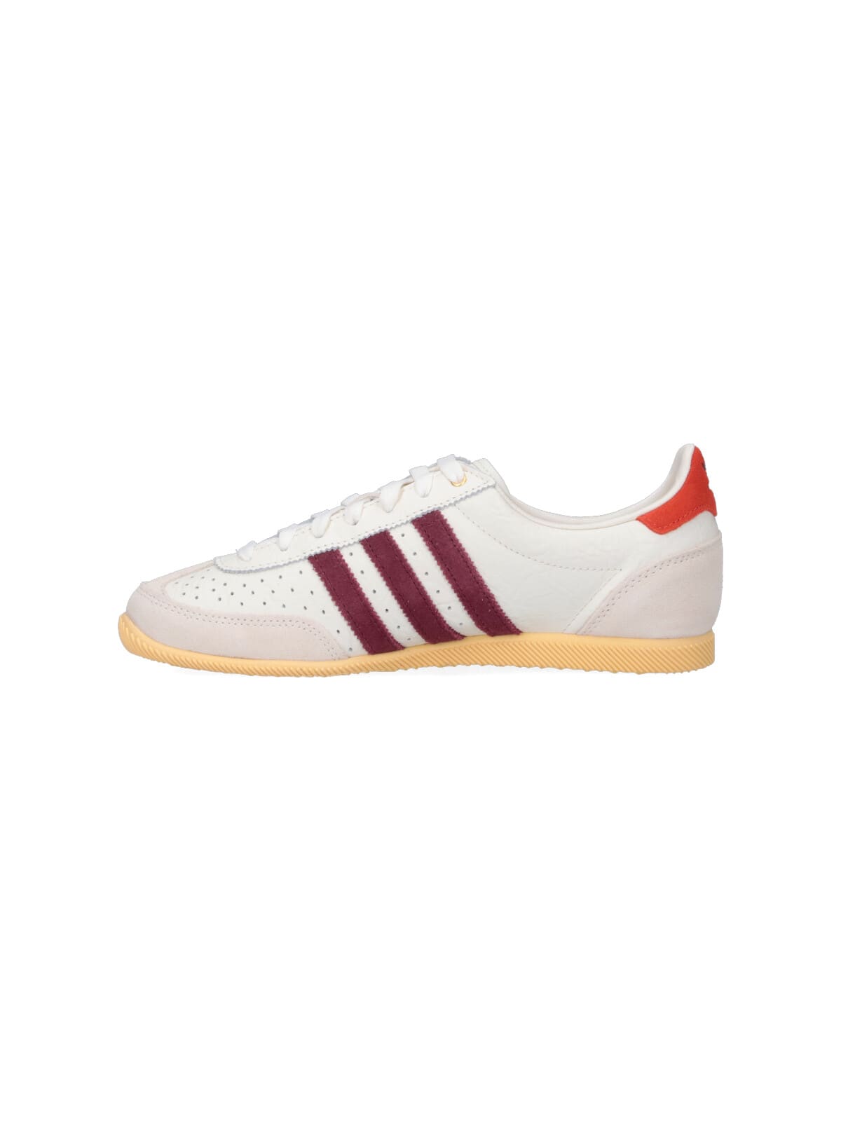 Adidas Originals Womens Offwhite Shadow Red Oran Japan Leather Low-top Trainers