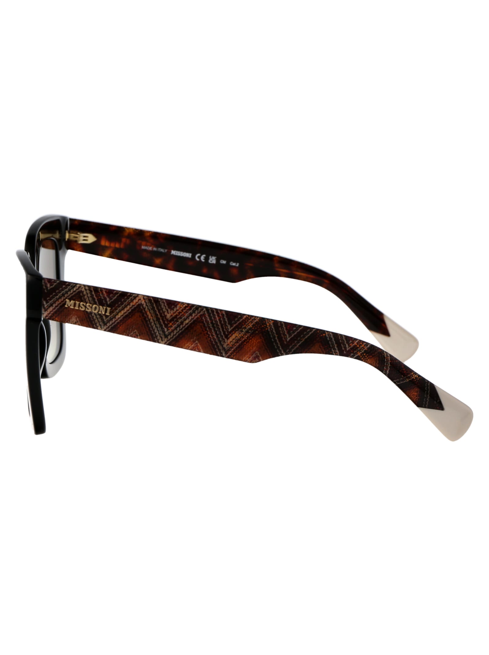 Shop Missoni Mis 0126/s Sunglasses In 807ha Black
