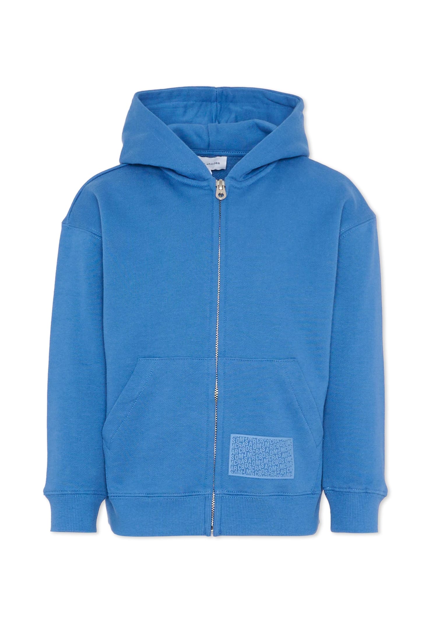 Marc Jacobs Blue Sweatshirt For Boy With Logo In Blue