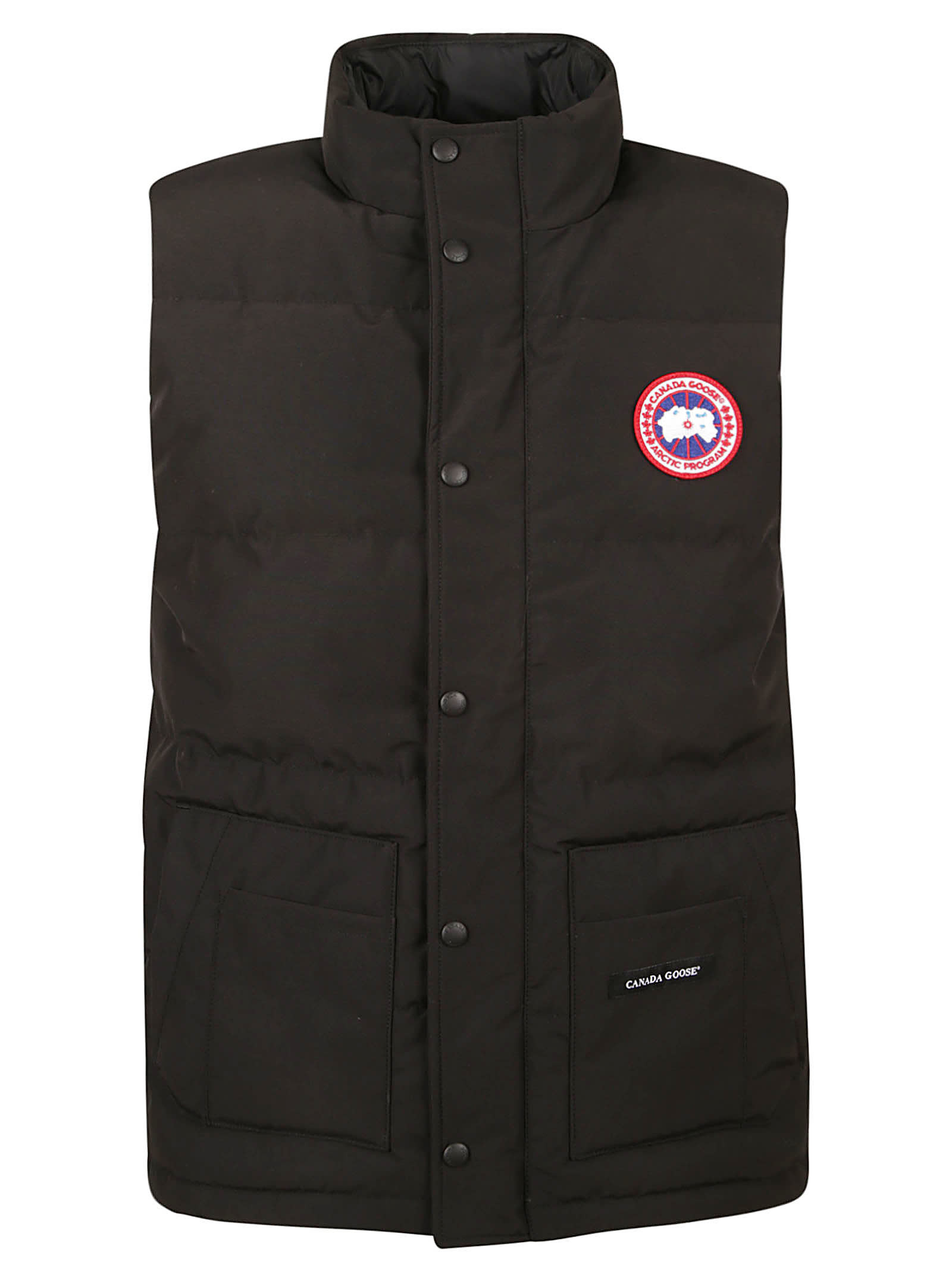 Shop Canada Goose Freestyle Crewneck Vest In Black