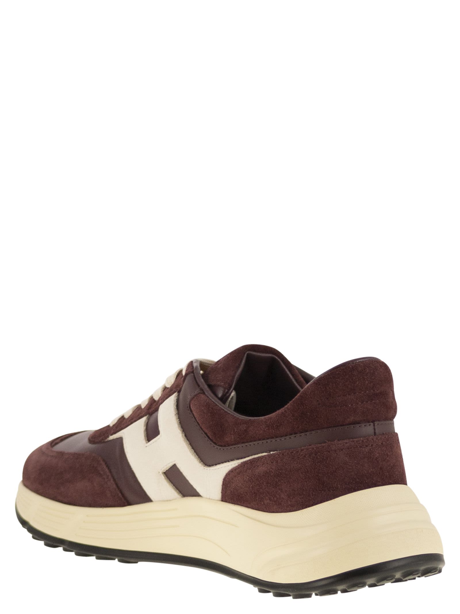 Hogan Hyperlight Suede Trainers In Brown