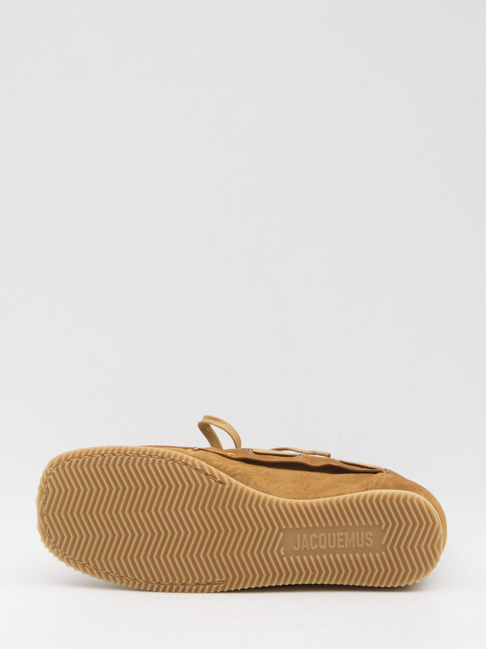 Jacquemus Calf Leather Loafer In Caramel Brown In Beige