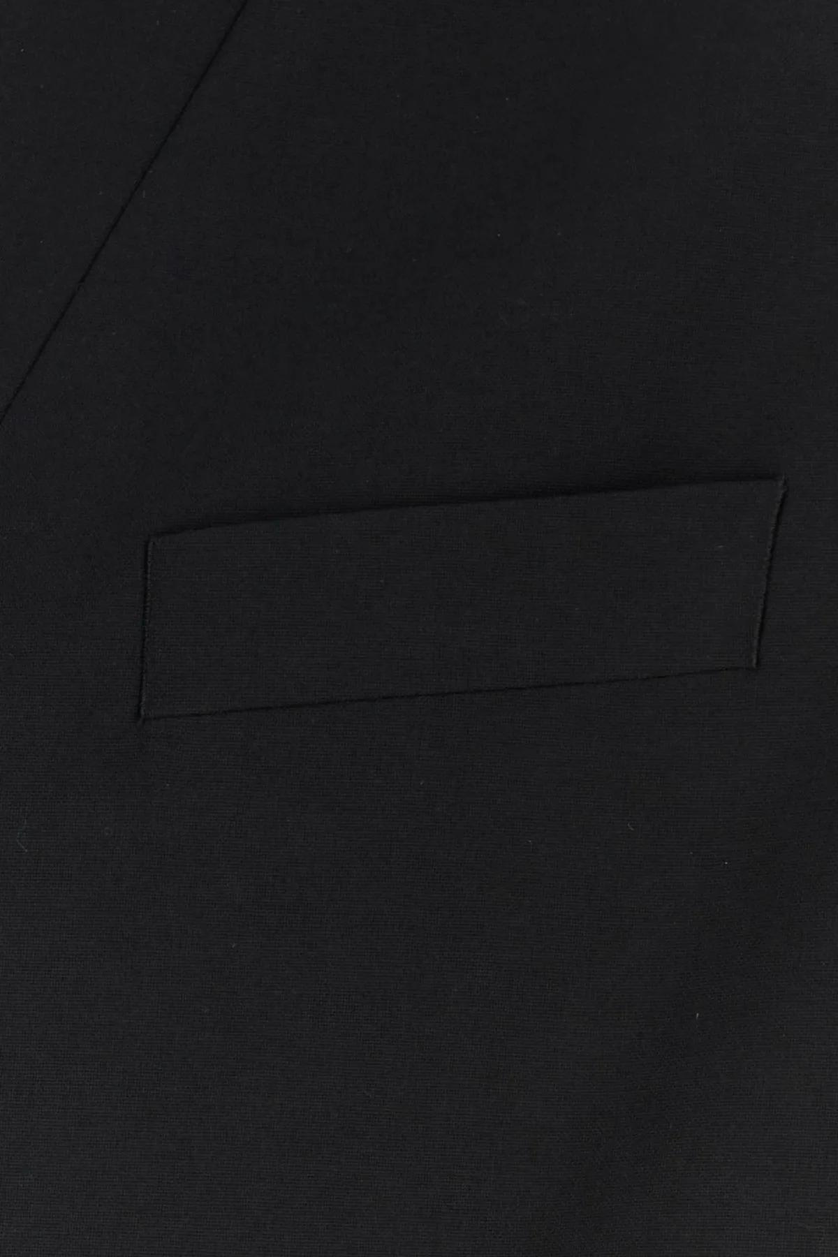 Shop Kenzo Black Wool Blazer