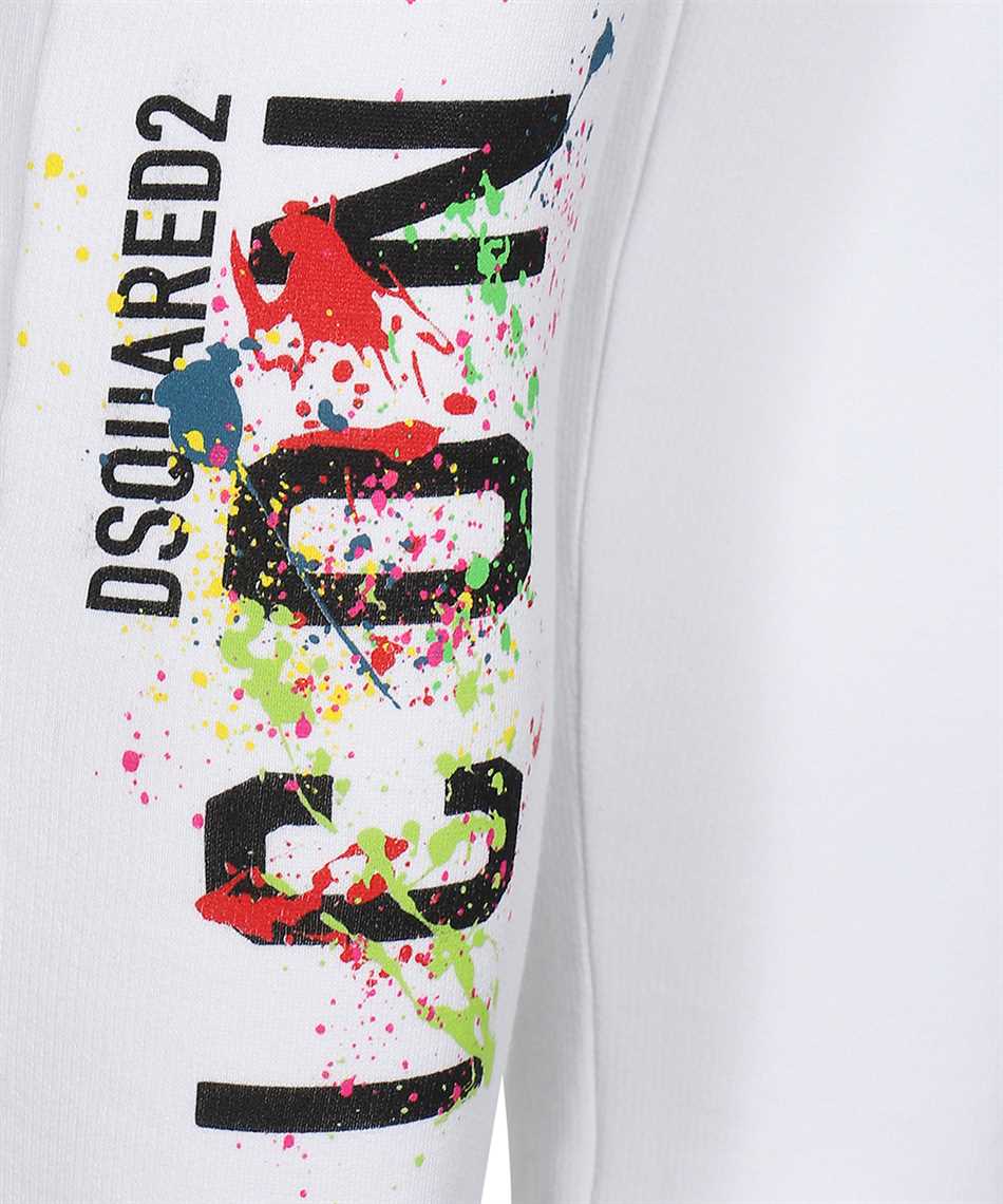 Shop Dsquared2 Logo Print Sweatpants In White