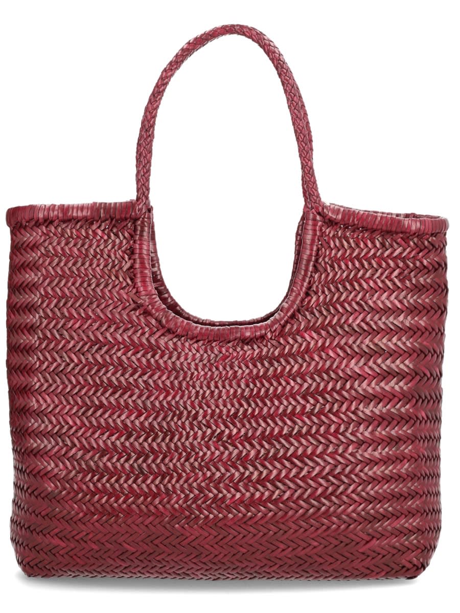 Dragon Diffusion Ns Diagonal Triple Jump Bag In Burgundy