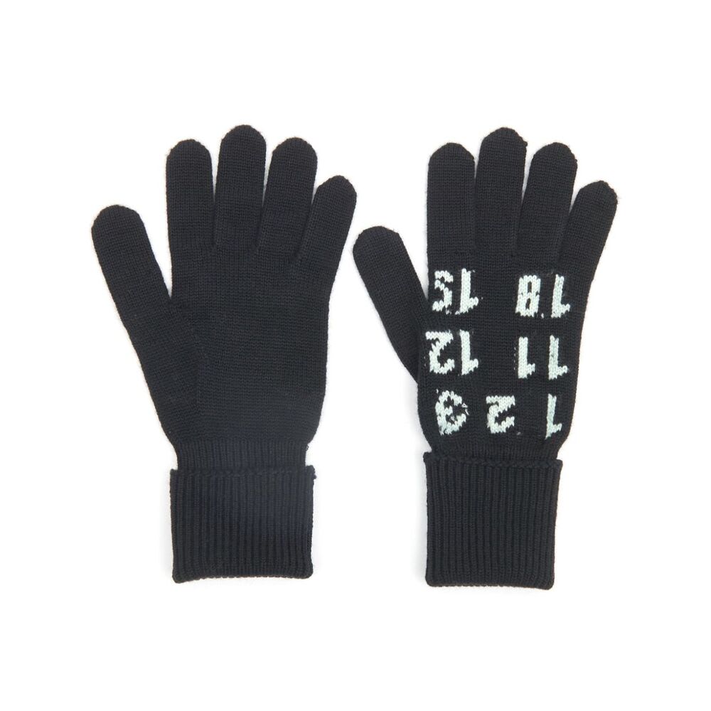 Shop Mm6 Maison Margiela Glove In Black/white