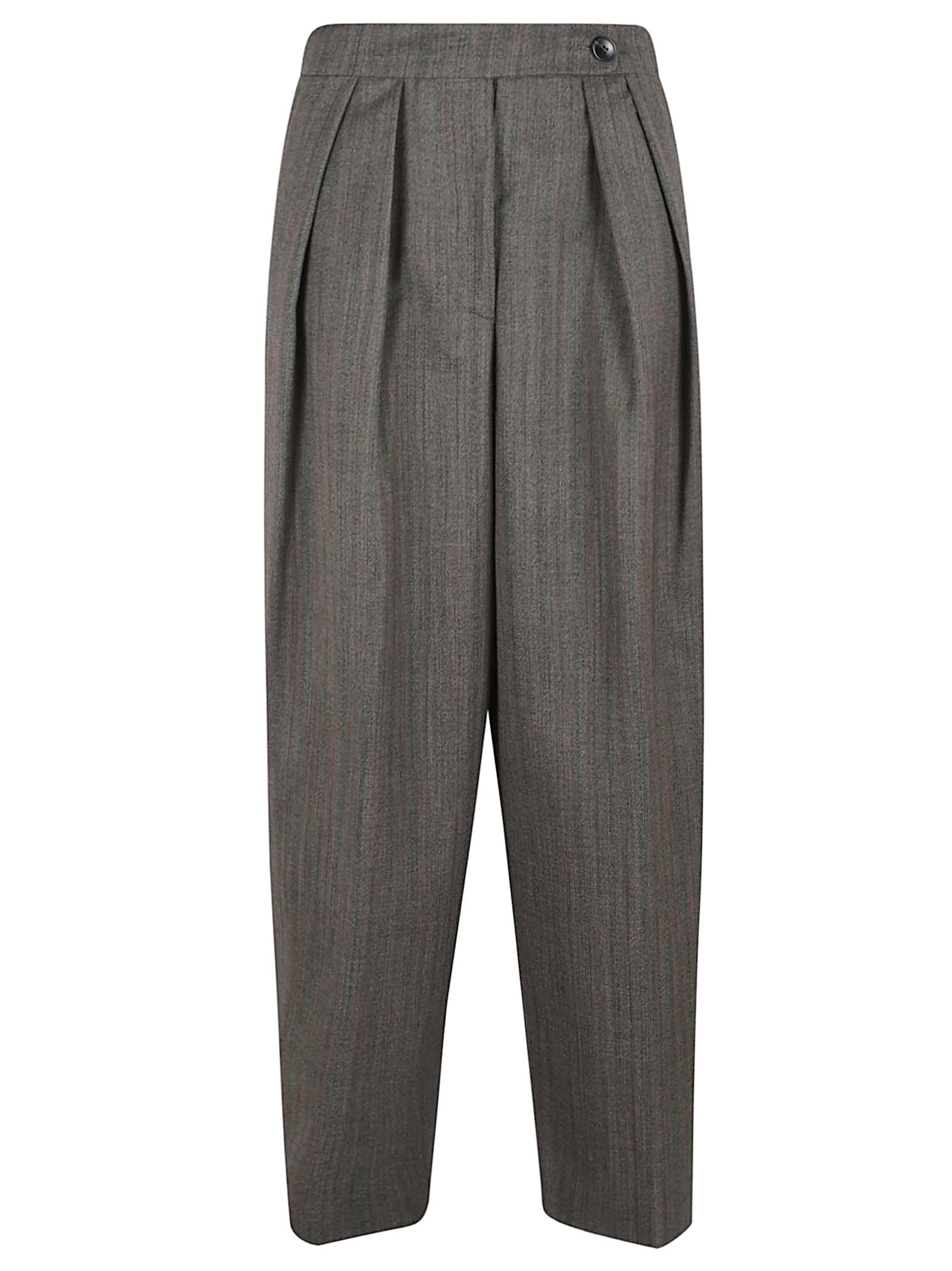 Dries Van Noten Wide Leg In Gray