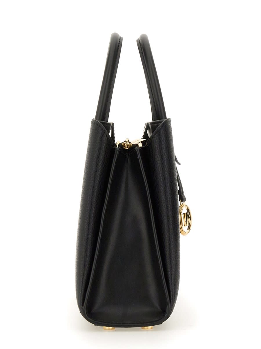 Shop Michael Kors Ruthie Small Handbag In Black