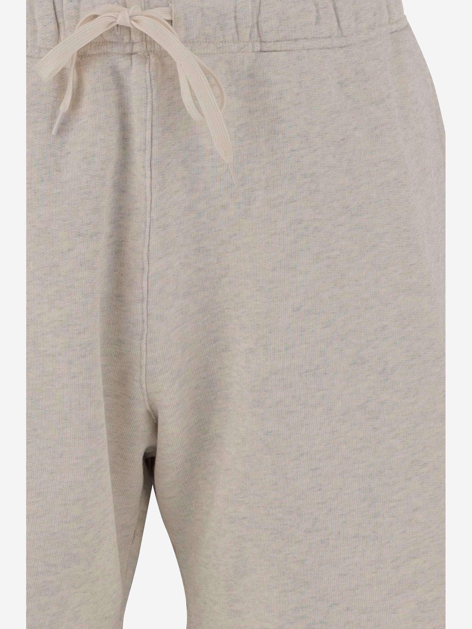 Shop Autry Cotton Short Pants With Logo In Grey