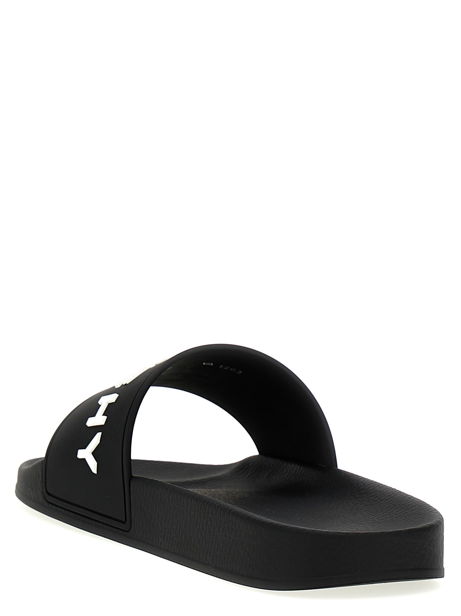 Shop Givenchy Plage Capsule Slides In Black