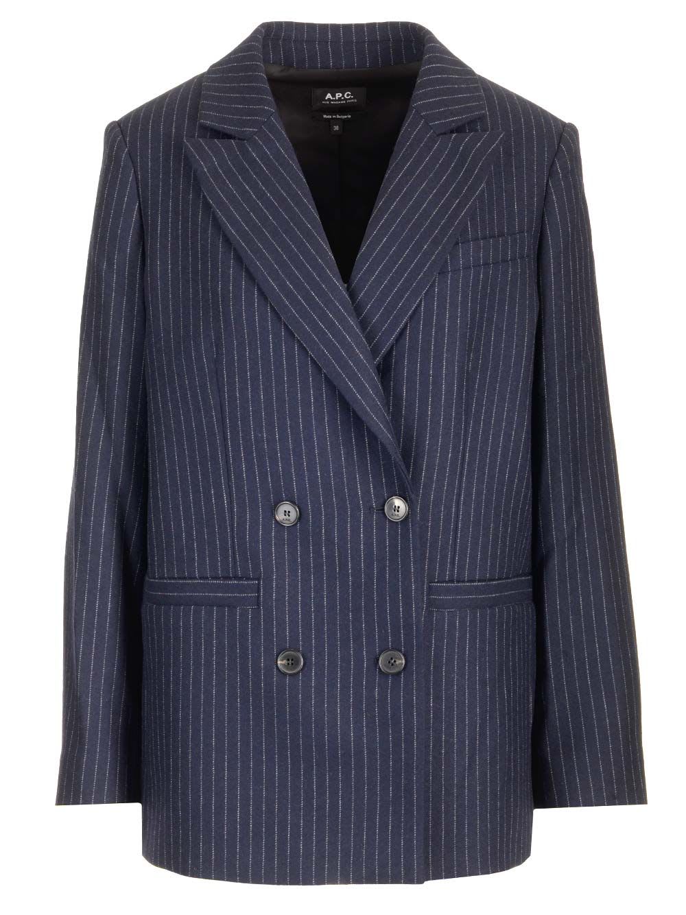 A. P.C. Double-breasted Blazer