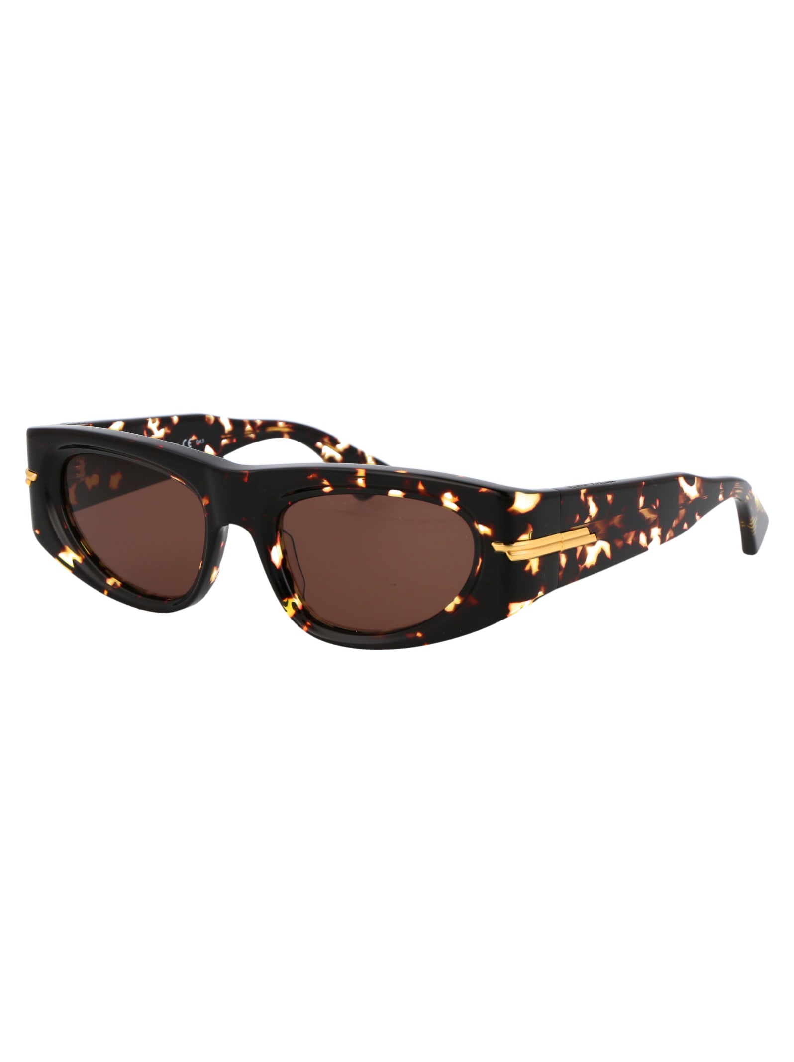 Shop Bottega Veneta Bv1144s Sunglasses In 002 Havana Havana Brown