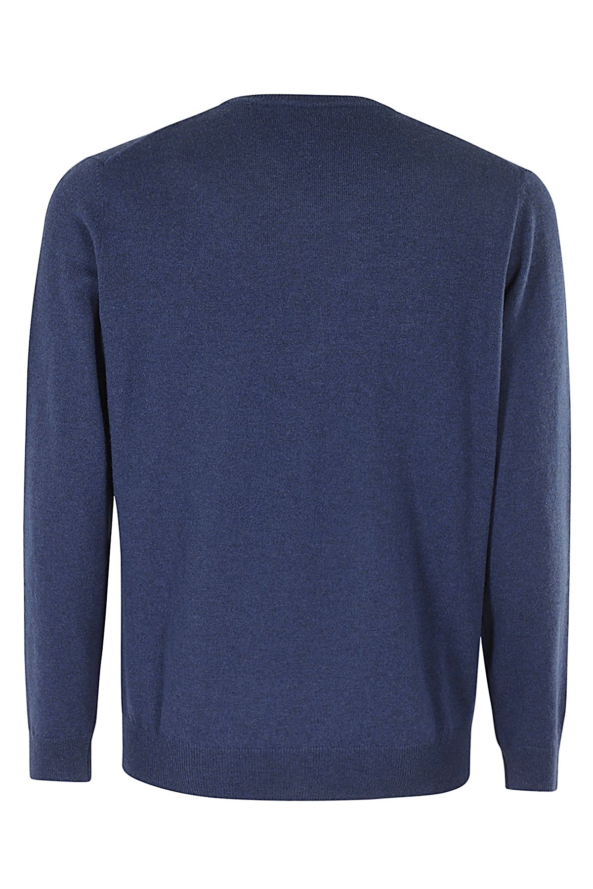 Kangra Cashmere Crew-neck Cashmere Sweater In Blu Aperto