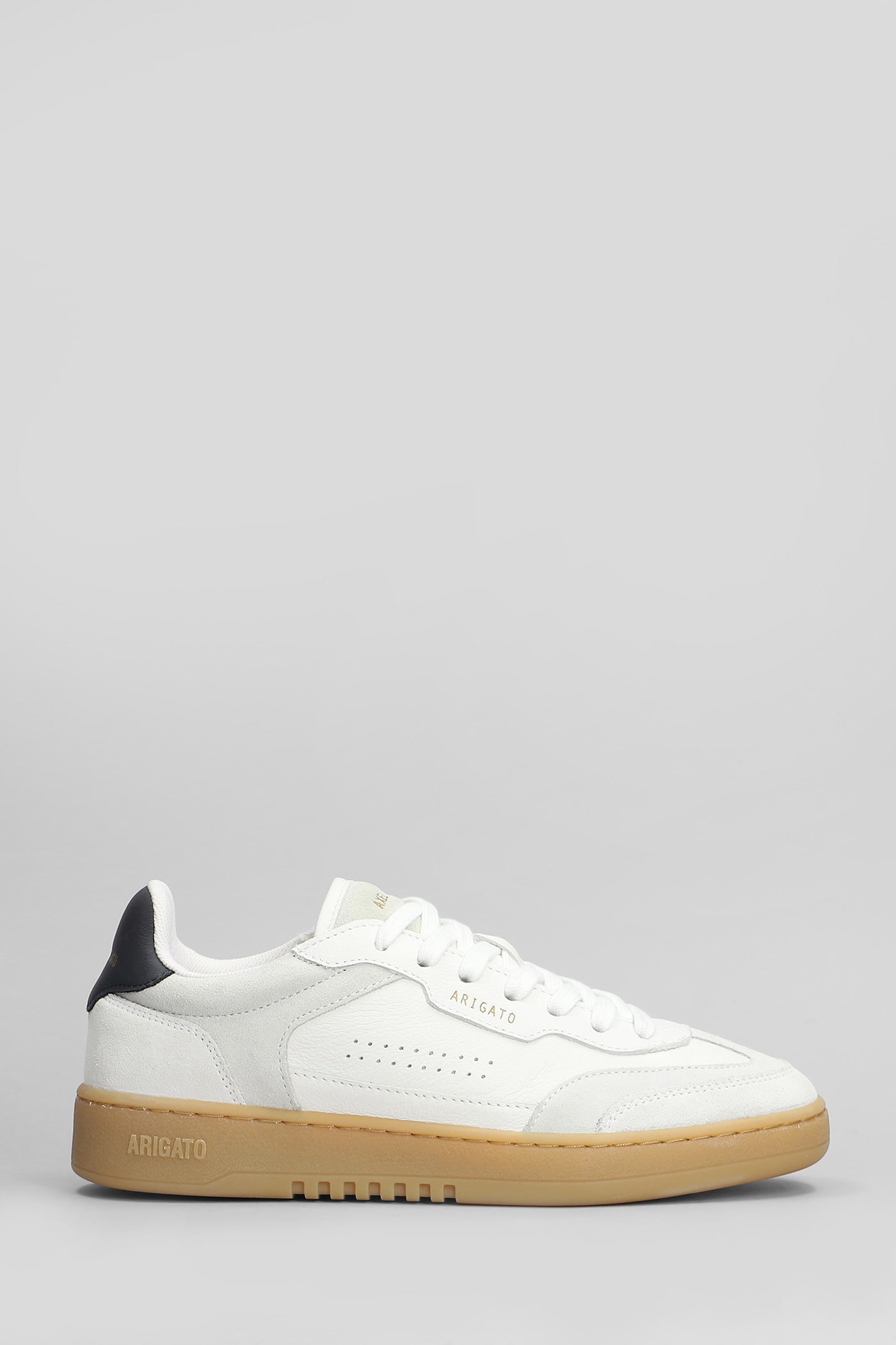 Dice T-toe Sneakers In White Leather