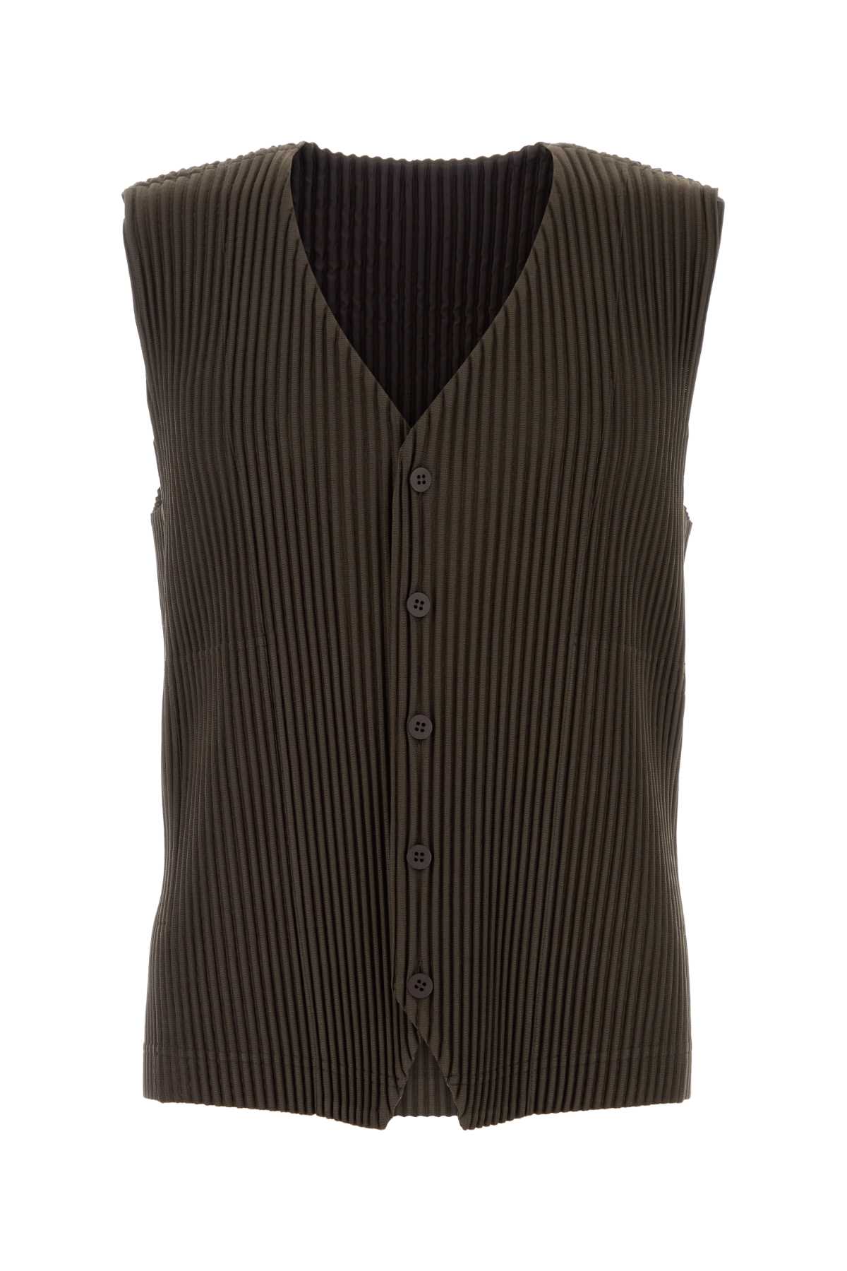 Homme Plissé Issey Miyake Brown Polyester Vest