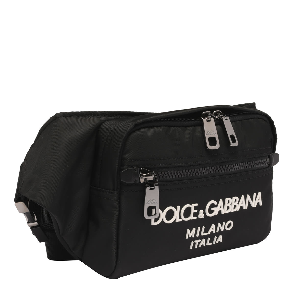 Shop Dolce & Gabbana Logo Belt Bag In Black