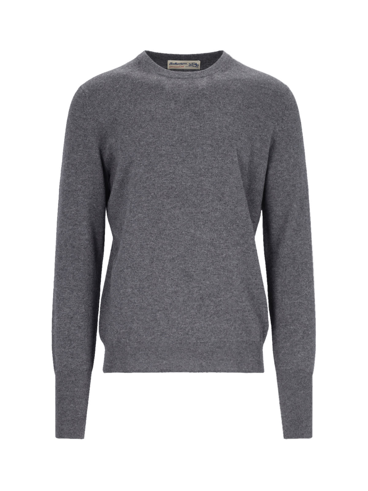 Shop Ballantyne Basic Sweater In Gray