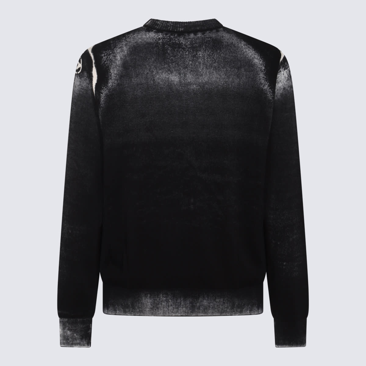 Shop Diesel Black Cotton Knitwear