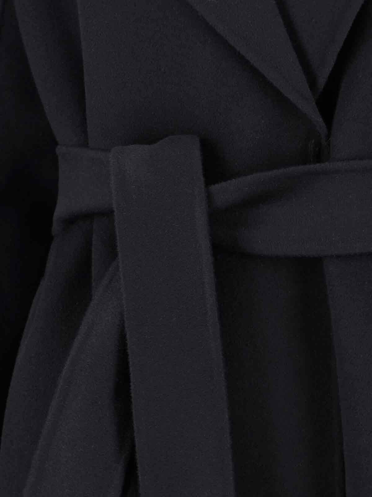 Max Mara Cles Coat In Black