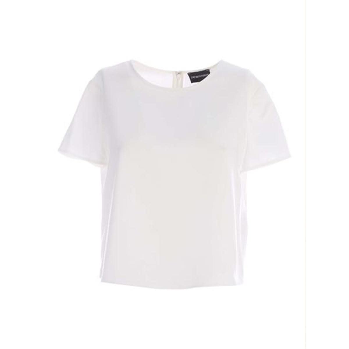 Click to view more detailed imagery on our partner's website Emporio Armani Emoporio Armani Top Bianco Donna