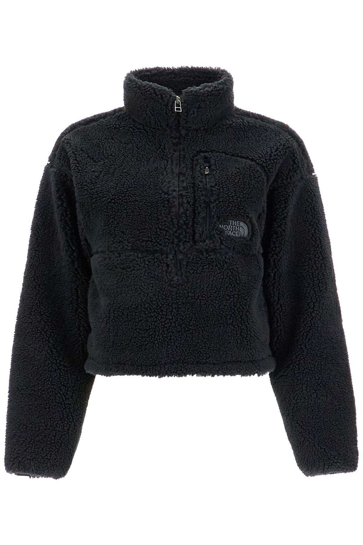 Shop The North Face Extreme Pile Boxy Sweat In Tnf Black (black)