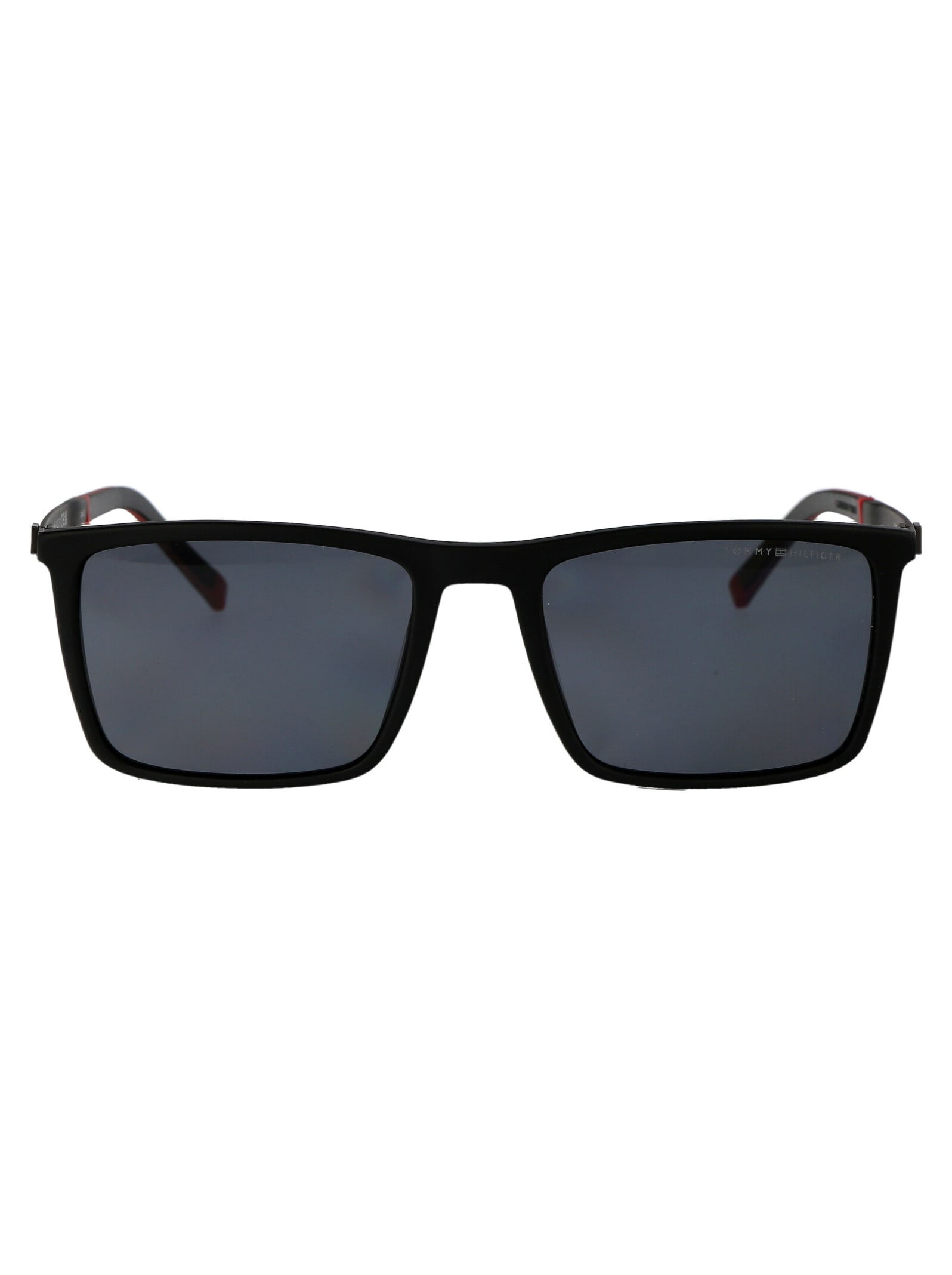 Shop Tommy Hilfiger Th 2077/s Sunglasses In 003ir Mtt Black