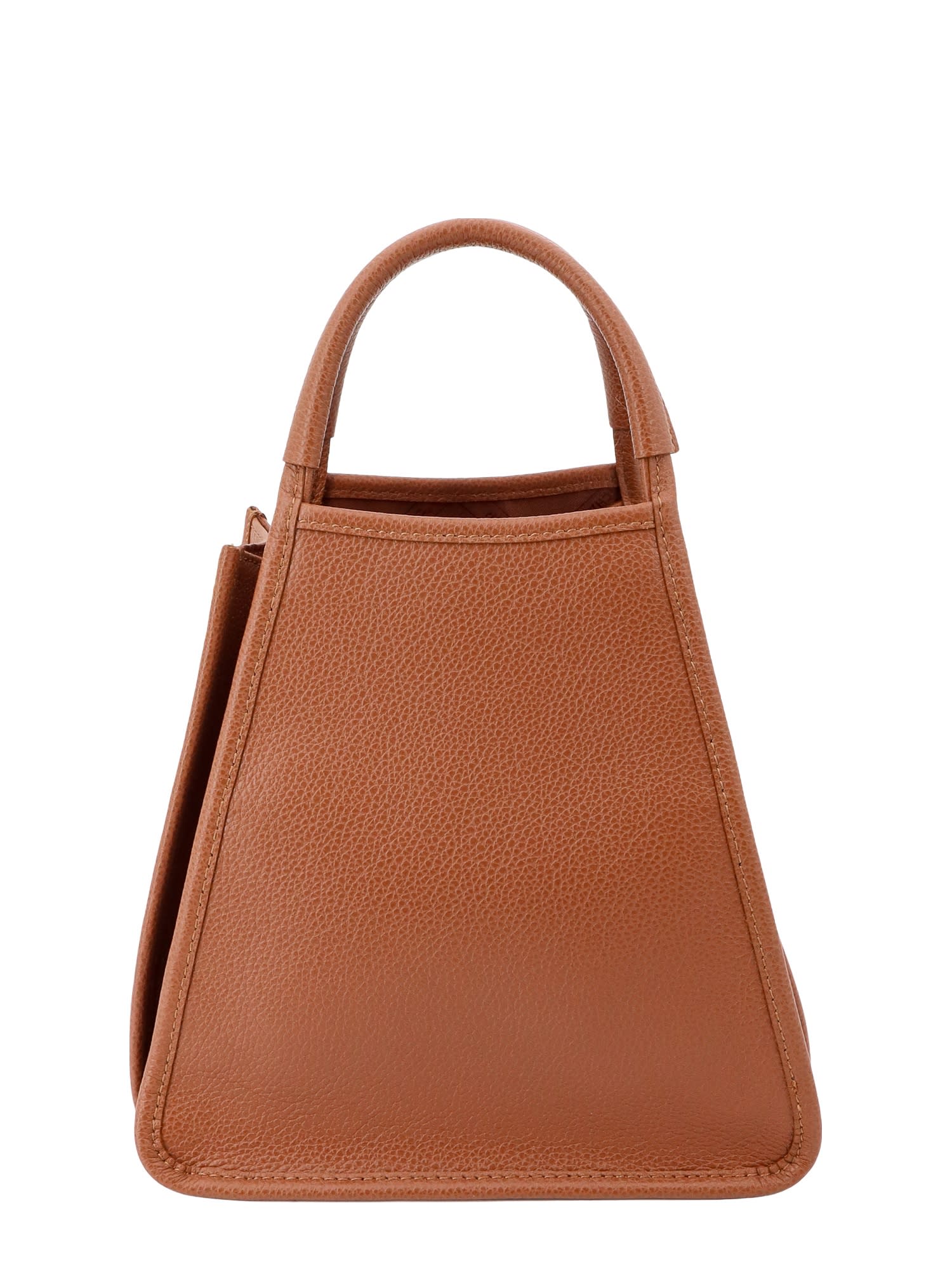 Shop Longchamp Le Foulonn Andbag In Leather