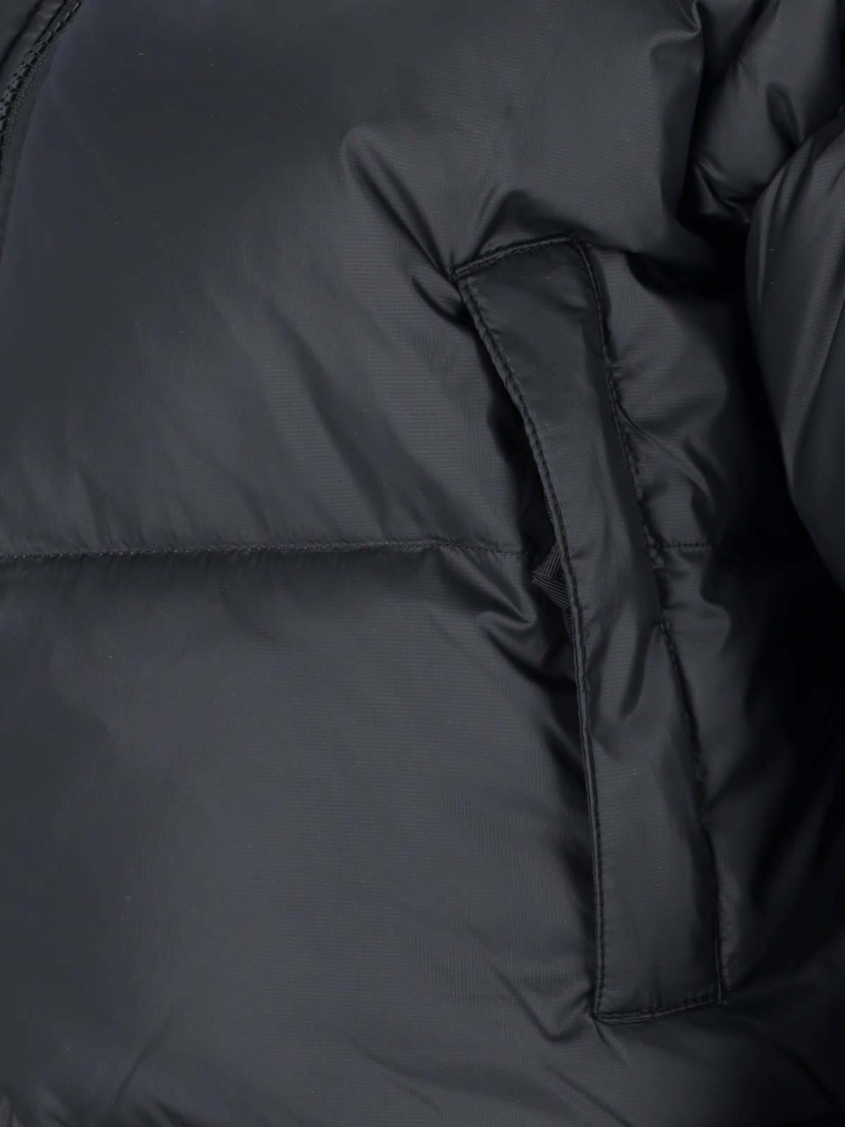 Shop The North Face Nuptse Short Down Jacket In Black