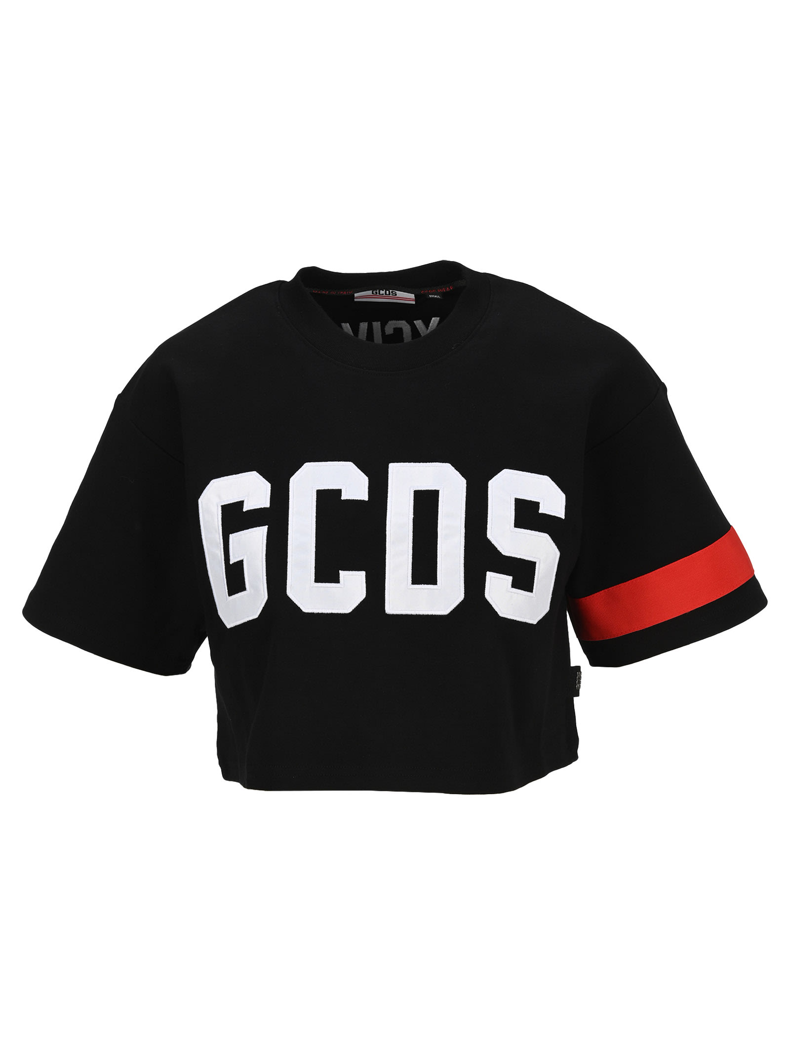 GCDS CROP LOGO T-SHIRT,11904355