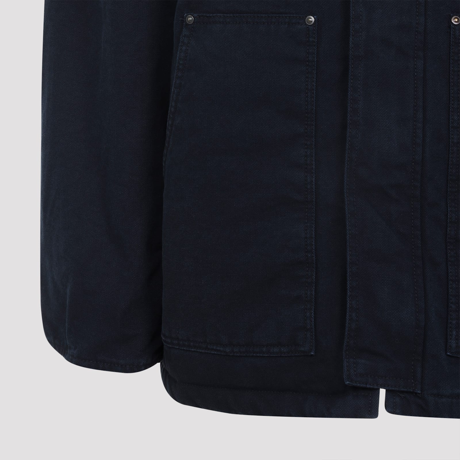Carhartt Hooded Coat Featuring Front Pockets In Multi