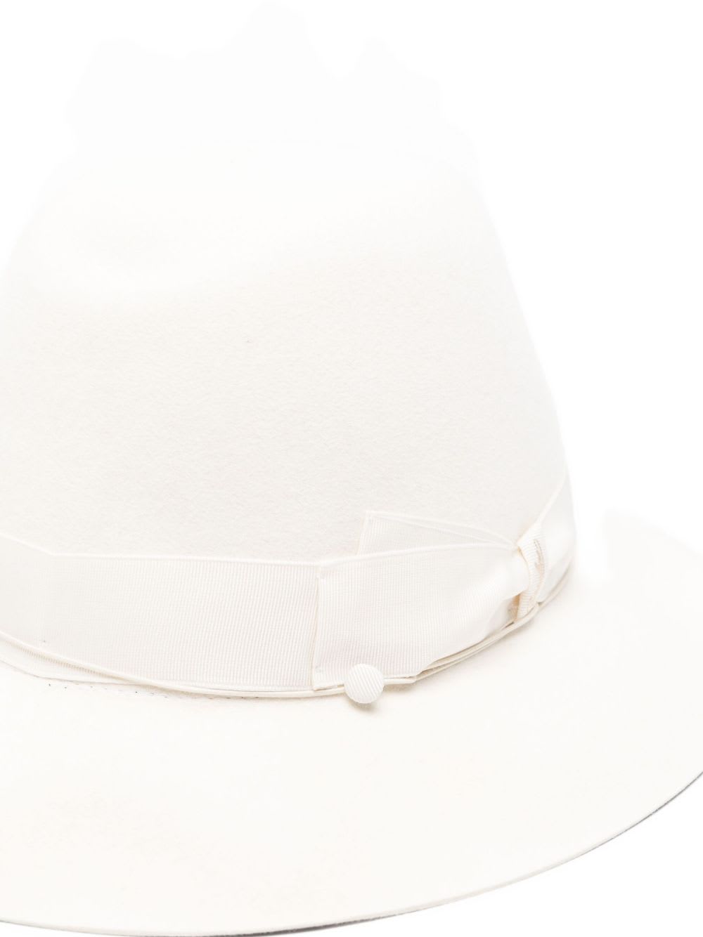 Borsalino Monica Hat In White
