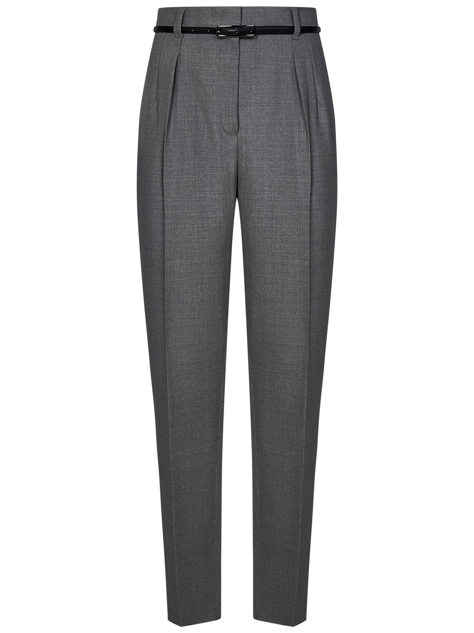 Max Mara Maxmara Studio Prosit Trousers In Grey