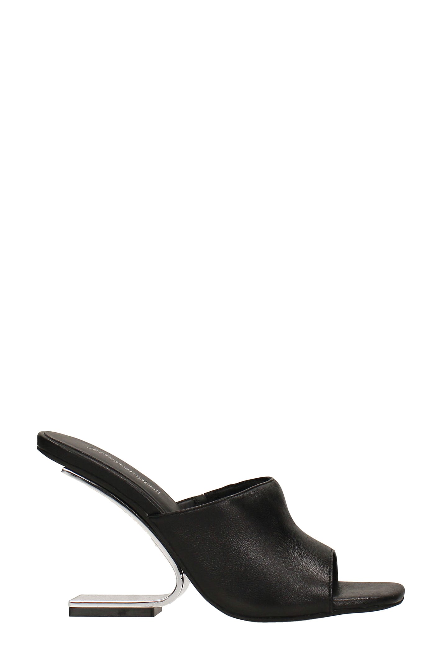 Jeffrey Campbell Protactor Sandals In Black Leather