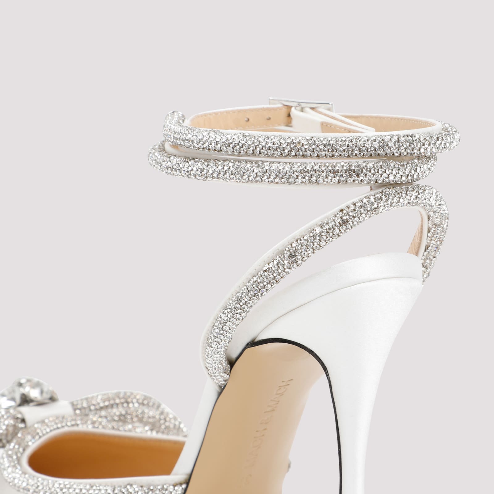 Shop Mach &amp; Mach Double Bow High Heels In White