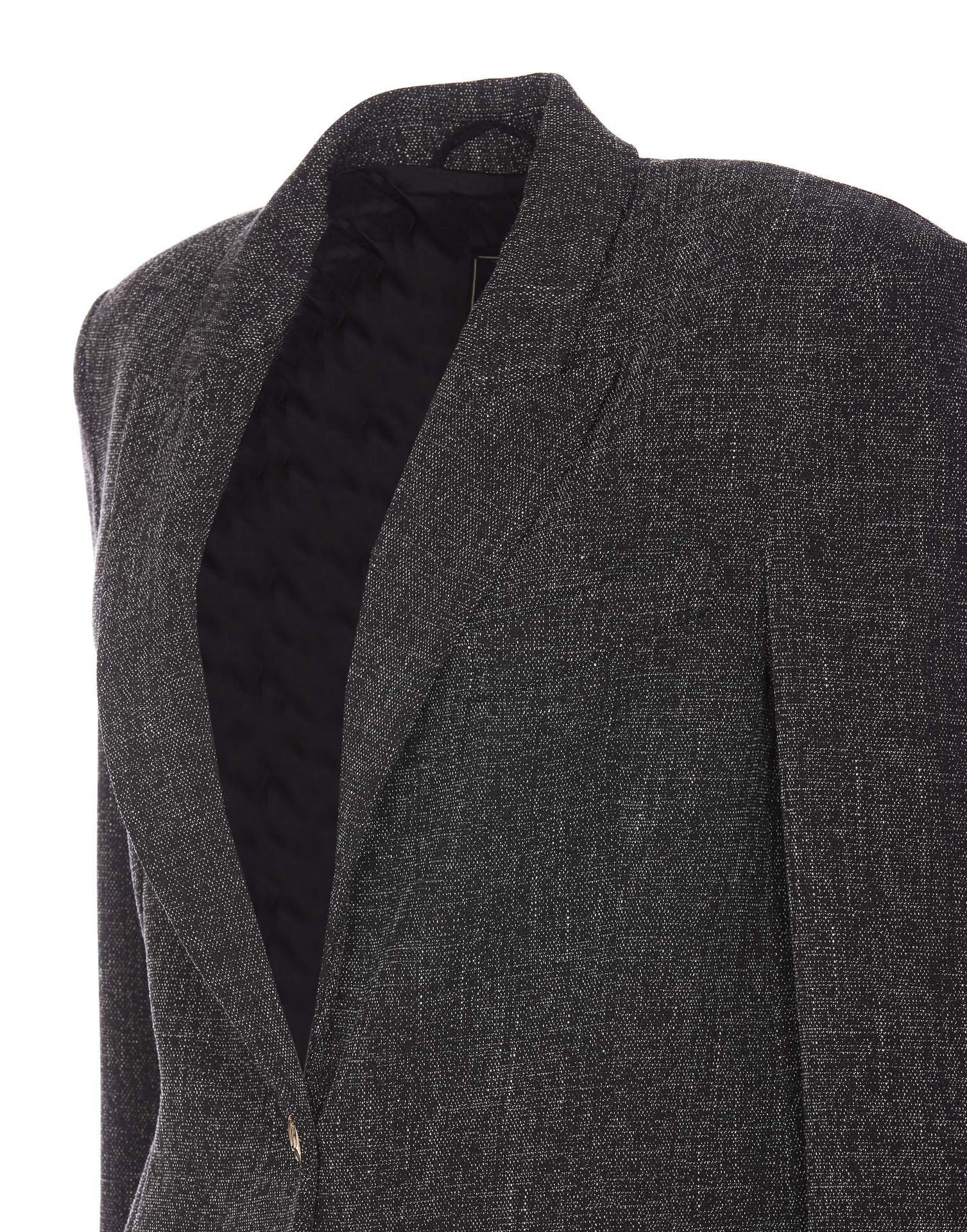 Shop Liu •jo Blazer In Grey