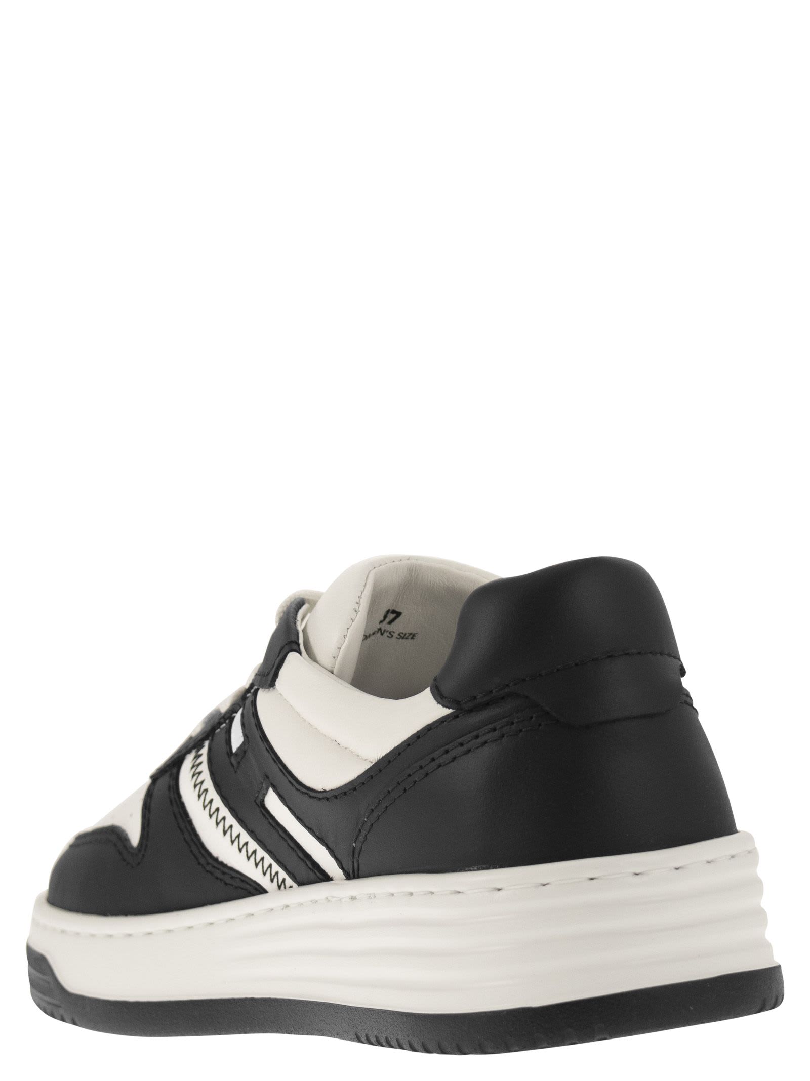 Shop Hogan Sneakers H630 In White/black