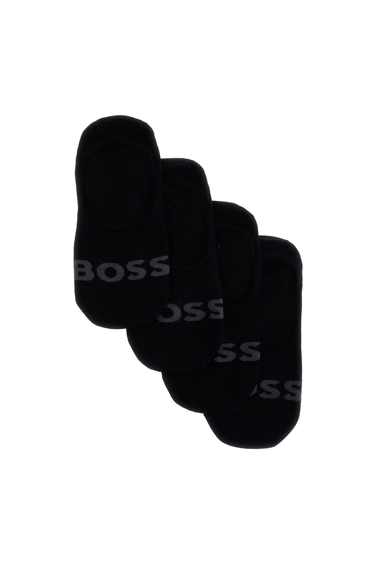 Mens Low Profile Slim Black Socks With Minimalist Logo