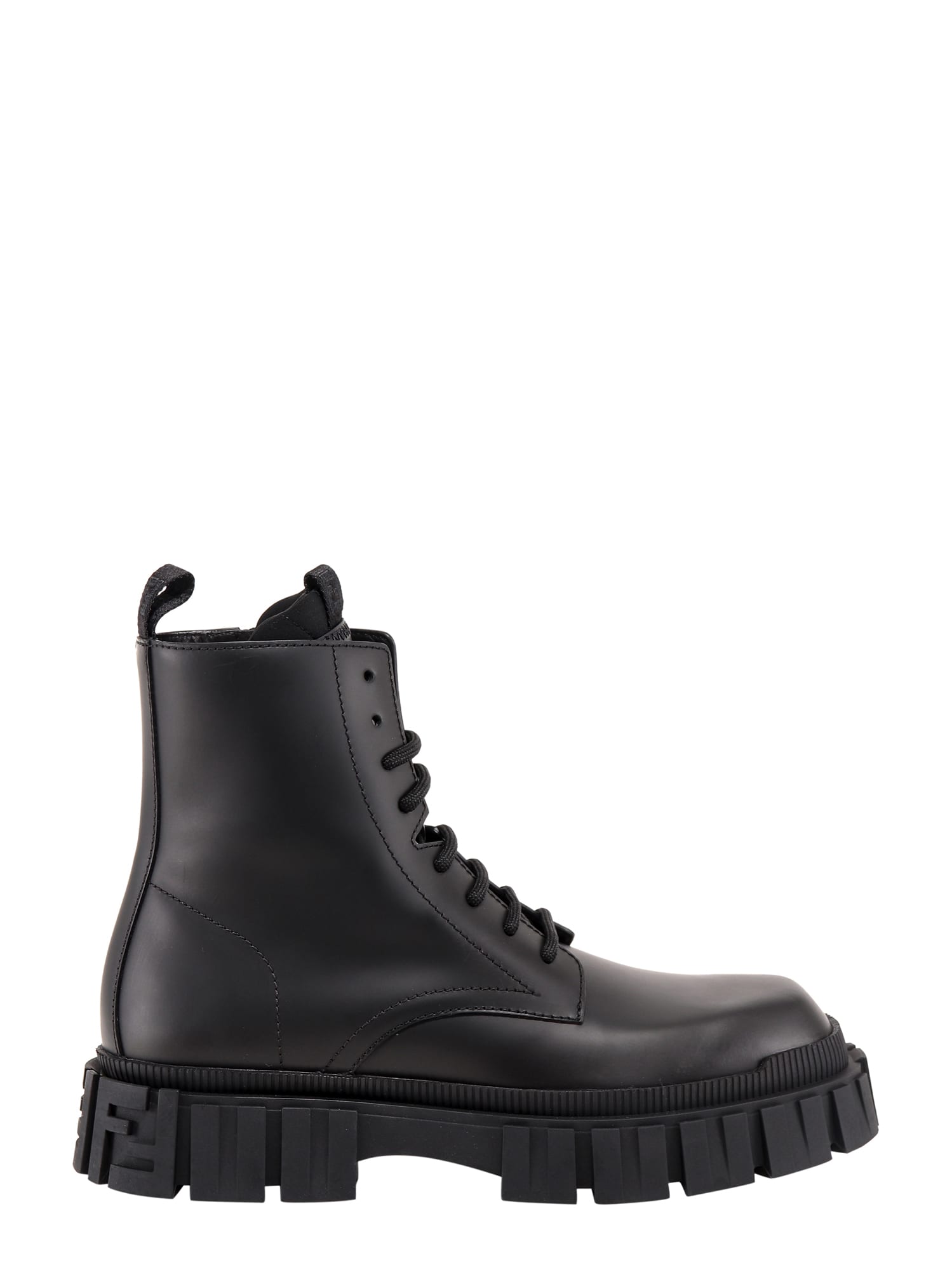 Fendi Leather Ankle Boots In Black | ModeSens