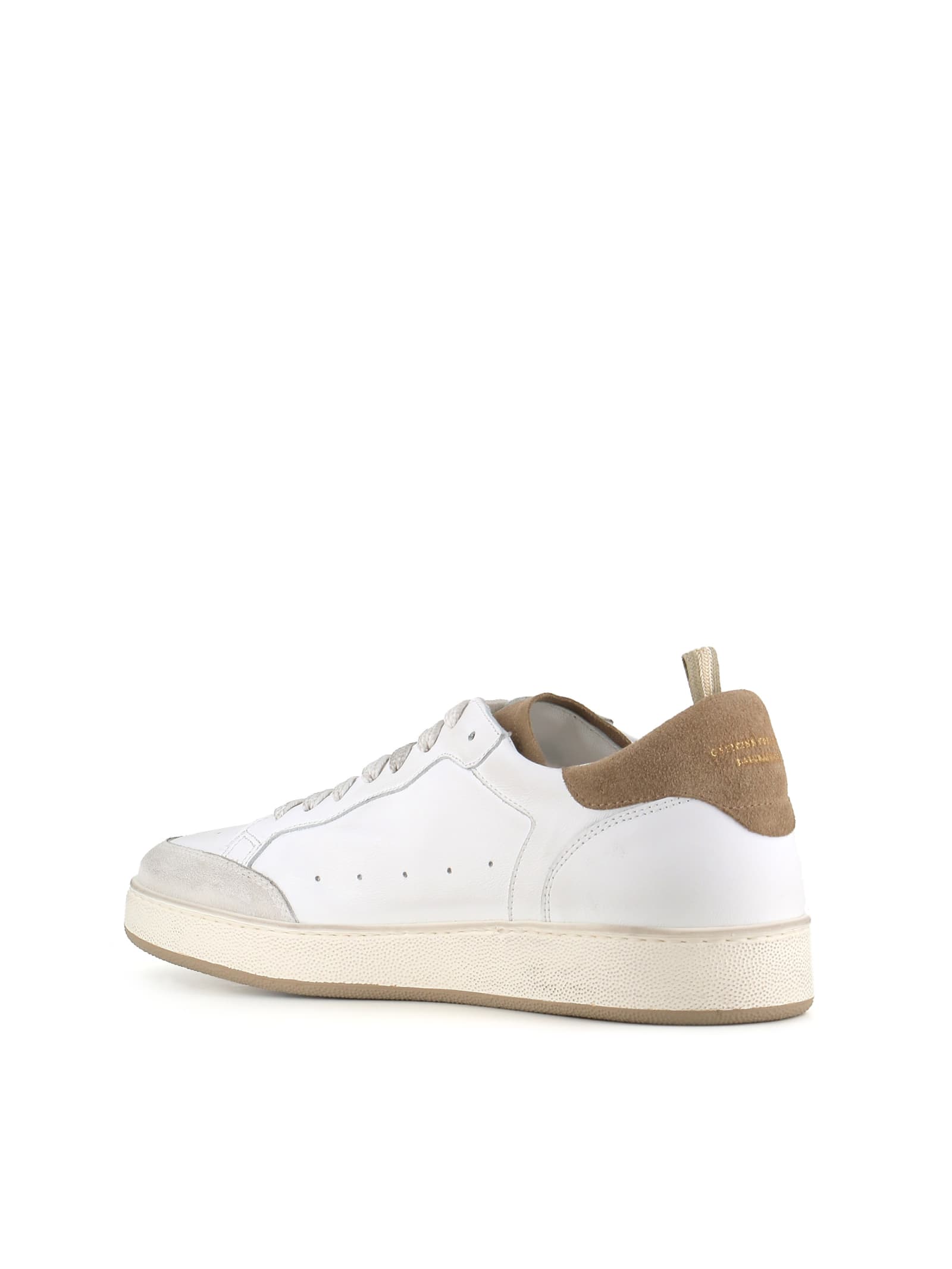 Shop Officine Creative Sneaker The Answer/001 In Bianca/beige