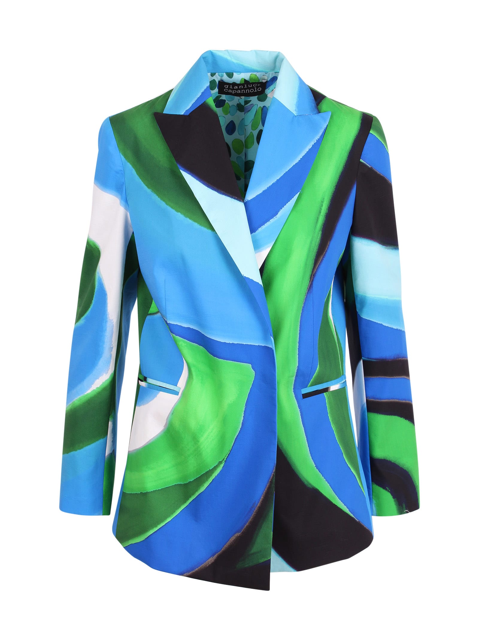 Photo of  Gianluca Capannolo marisa Cotton Blazer- shop Gianluca Capannolo jackets online sales