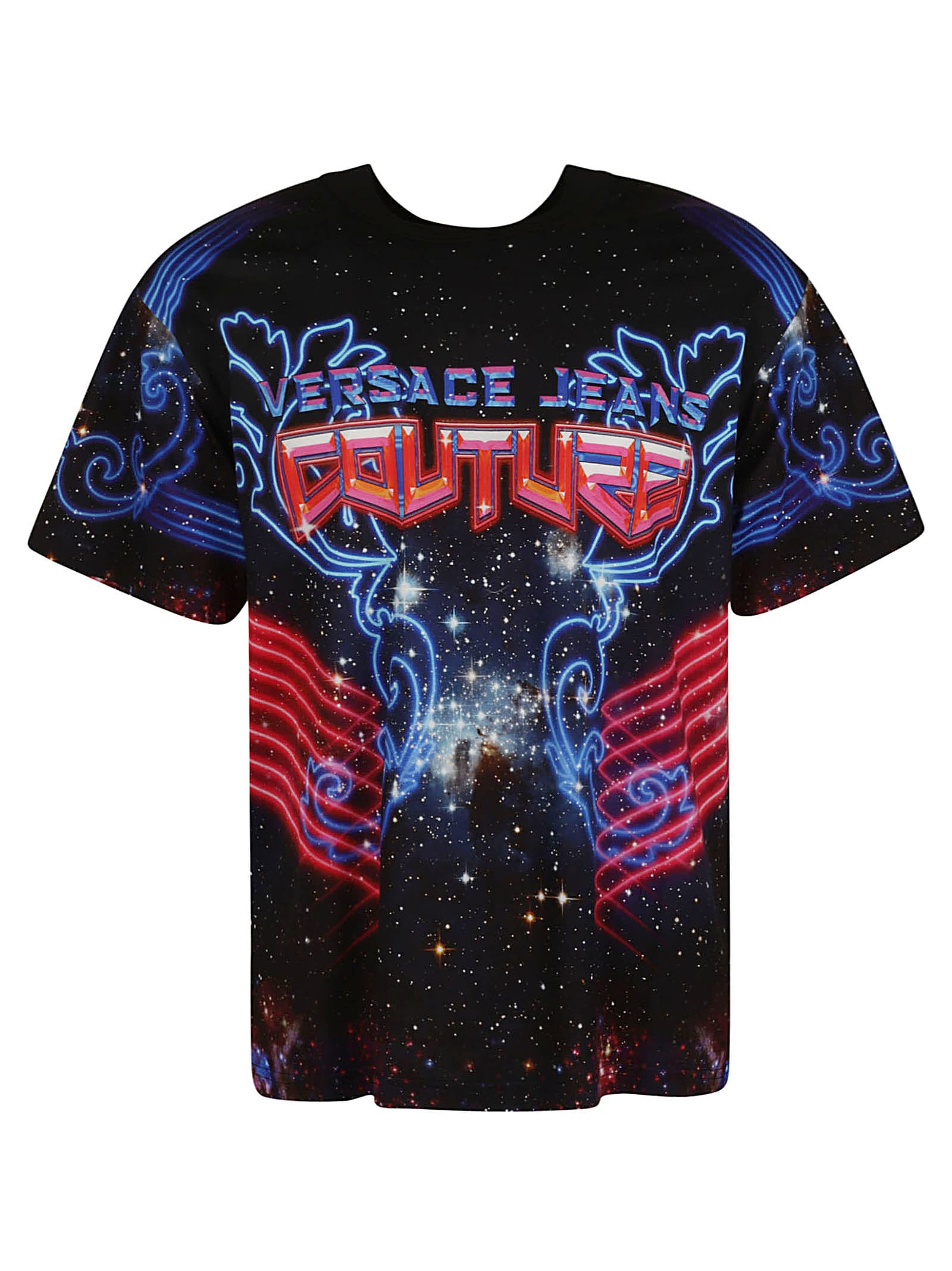 Versace Jeans Couture galaxy panel couture t-shirt