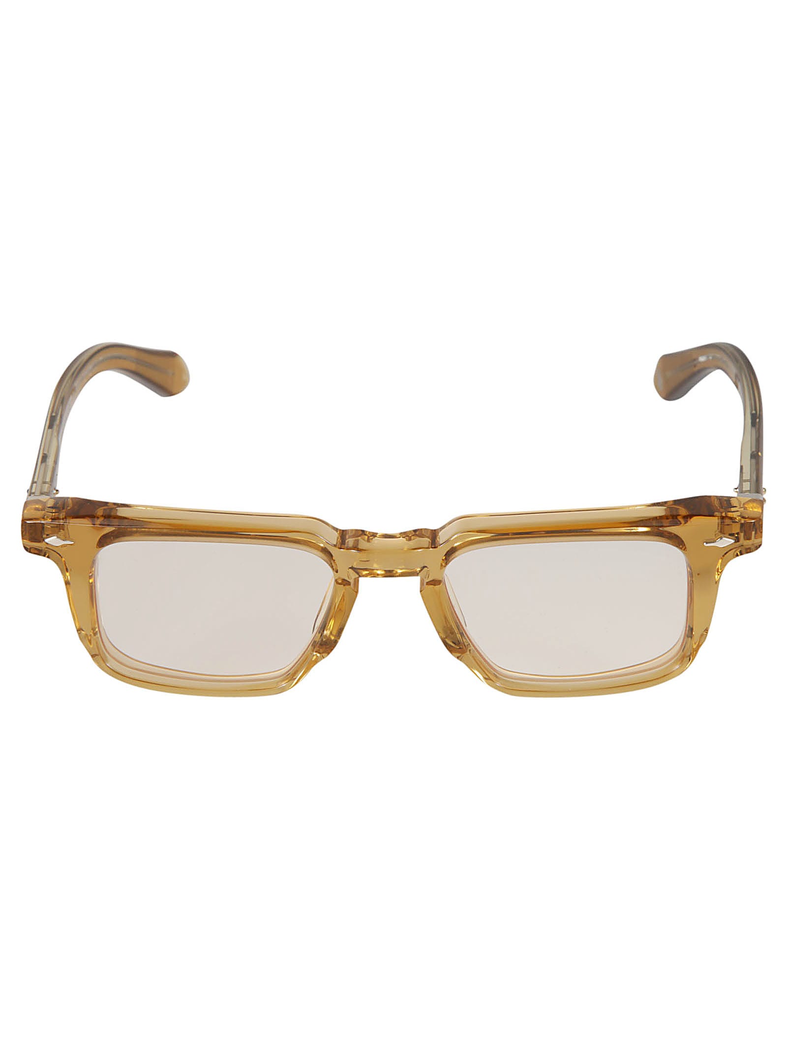 Jacques Marie Mage Square Transparent Frame In Ocre