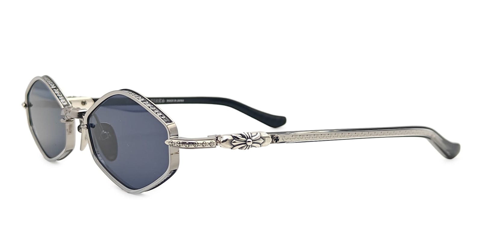 Chrome Hearts Nip Slip - Brushed Alloy / Black Sunglasses In Metallic