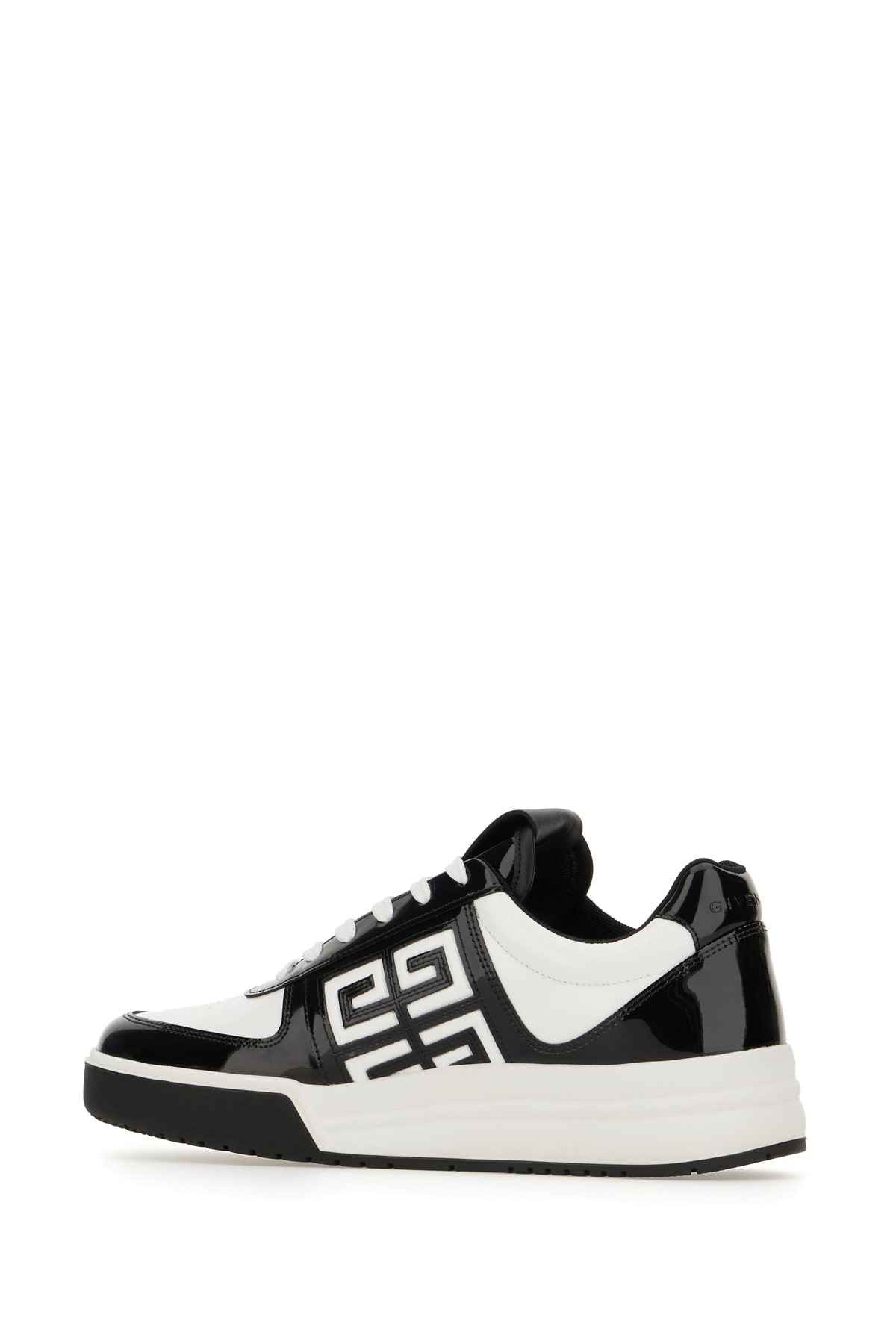 Shop Givenchy Two-tone Leather G4 Sneakers In 004