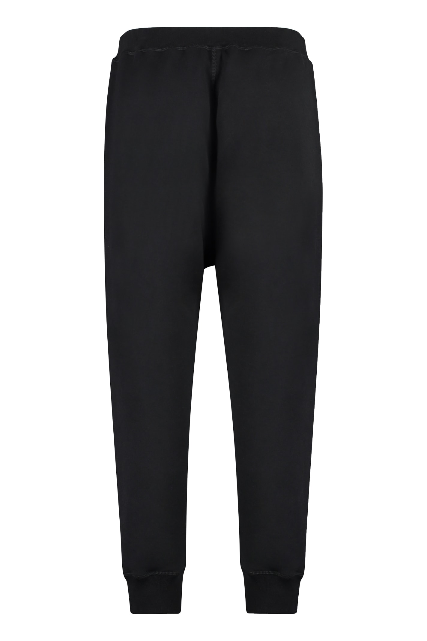 Shop Dsquared2 Dean Cotton Track-pants In Black